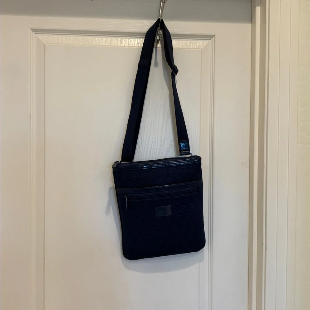 Michael Kors Dark Blue Messenger Bag‎ crossbody purse
